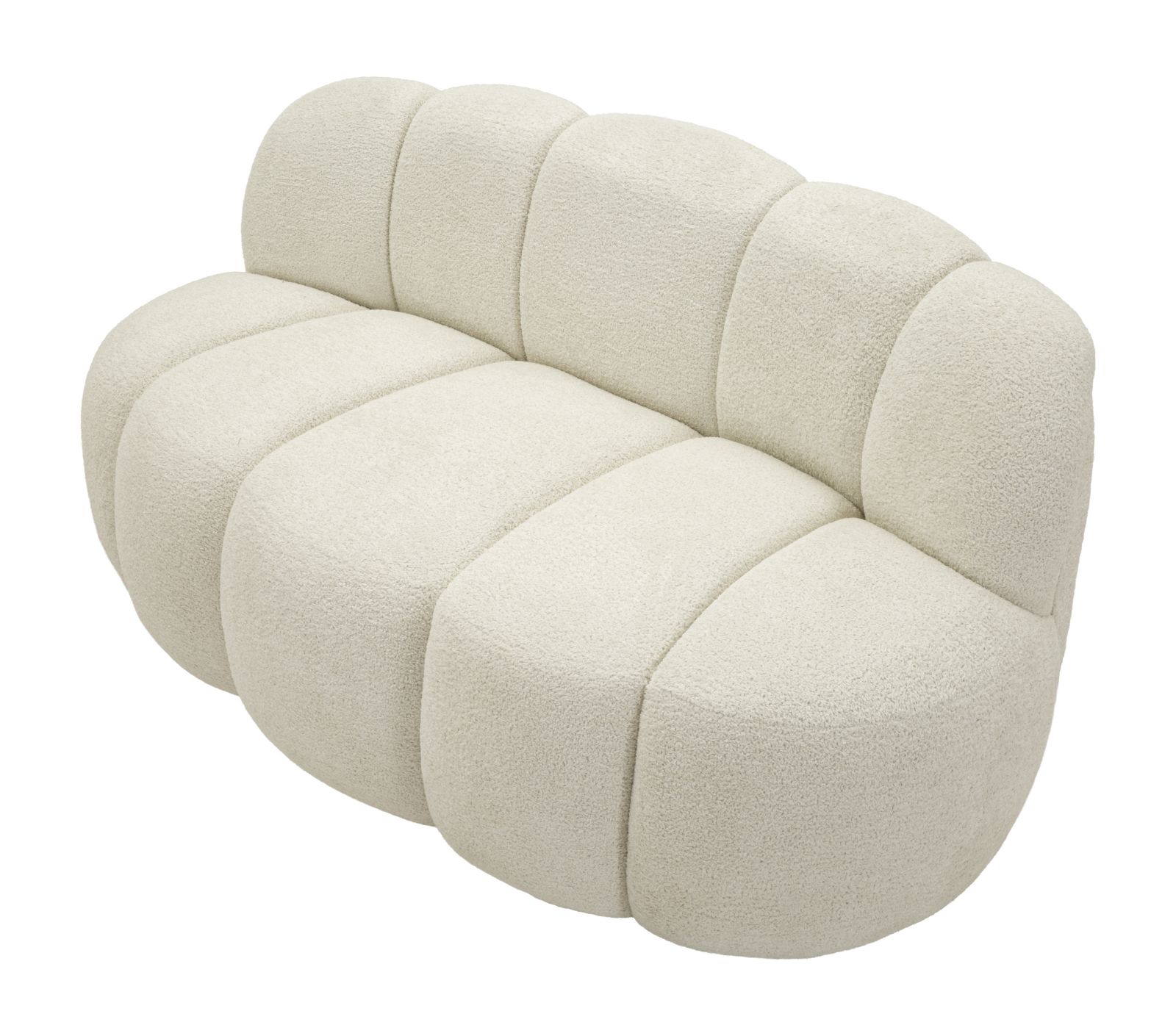 Ball 2 személyes kanapé fehér cm 145x80x69