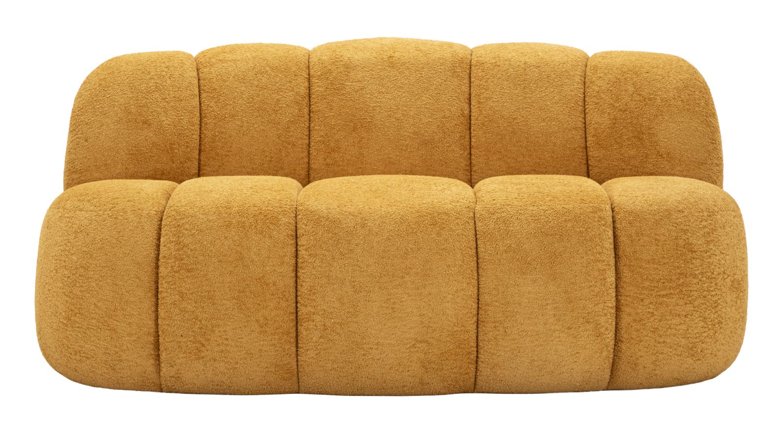 Ball 2 személyes kanapé mustársárga cm 145x80x69