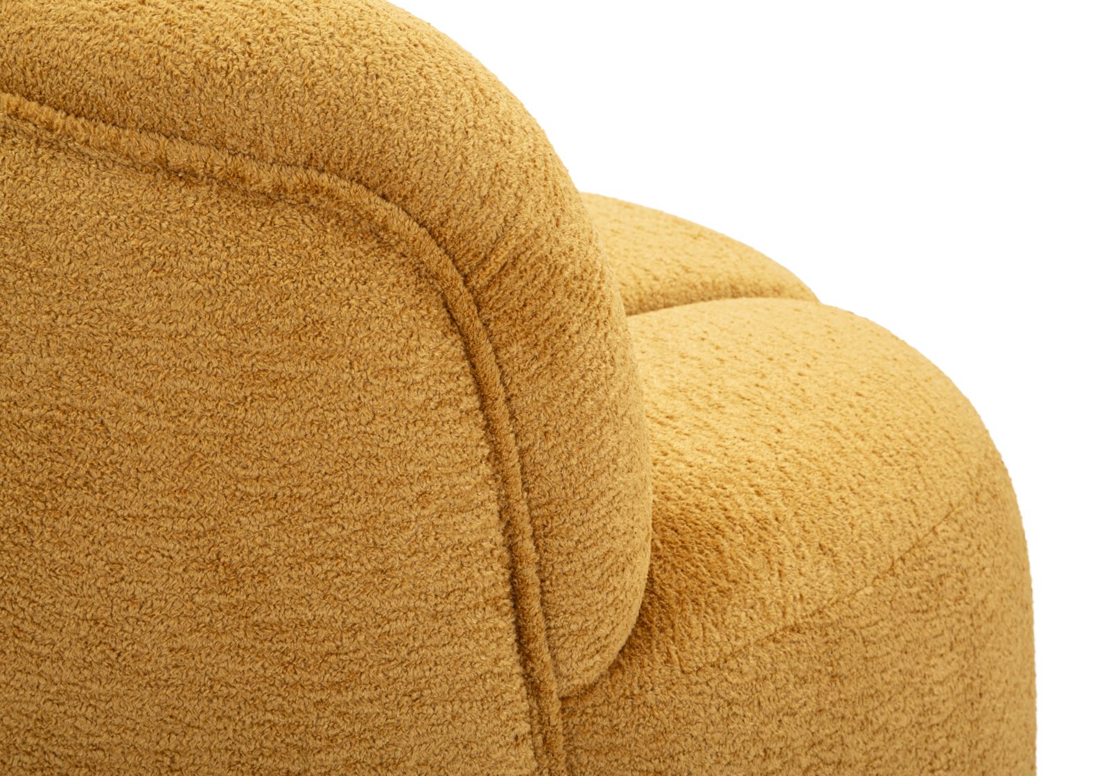 Ball 2 személyes kanapé mustársárga cm 145x80x69