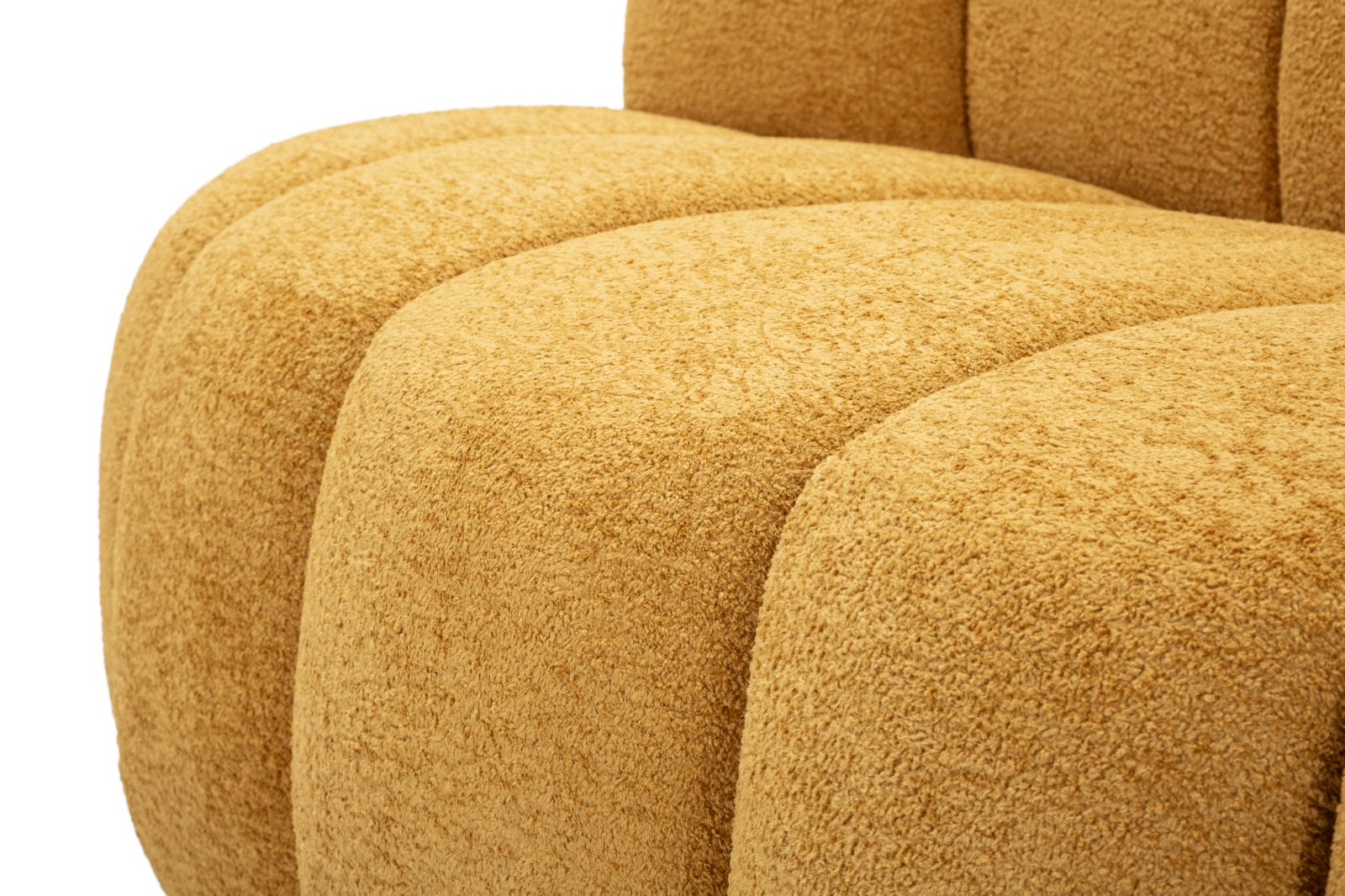 Ball 2 személyes kanapé mustársárga cm 145x80x69