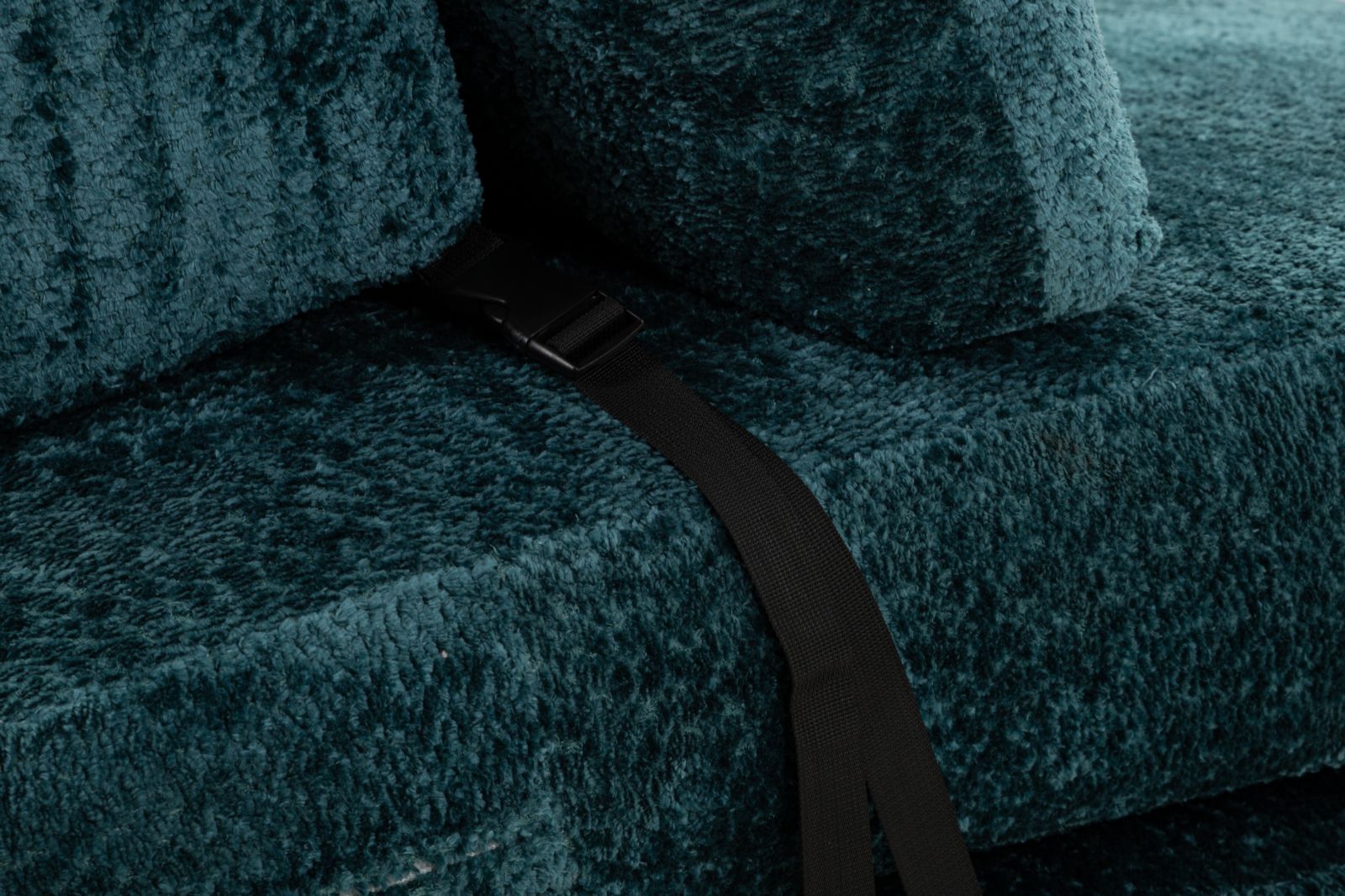 Faster kanapé/ágy teal cm 150x100x80 (vákuumcsomagolt - ágy mérete cm 213x150x18)