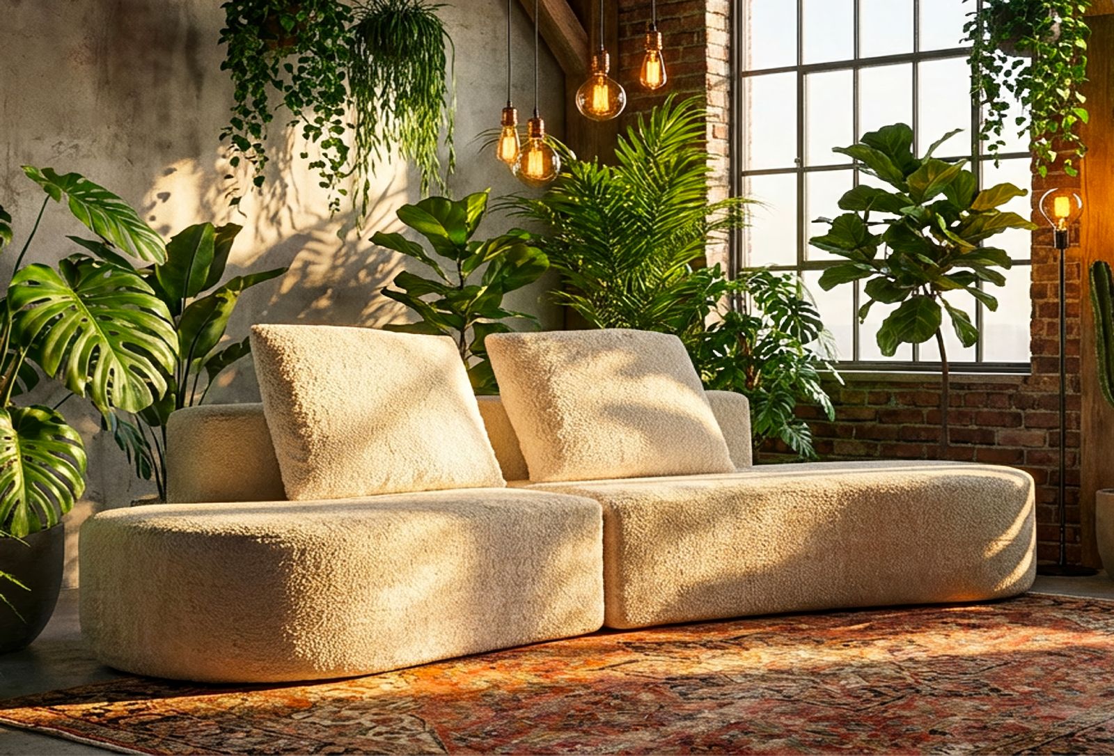 Island kanapé fehér cm 238x92x78 (vákuumcsomagolt)