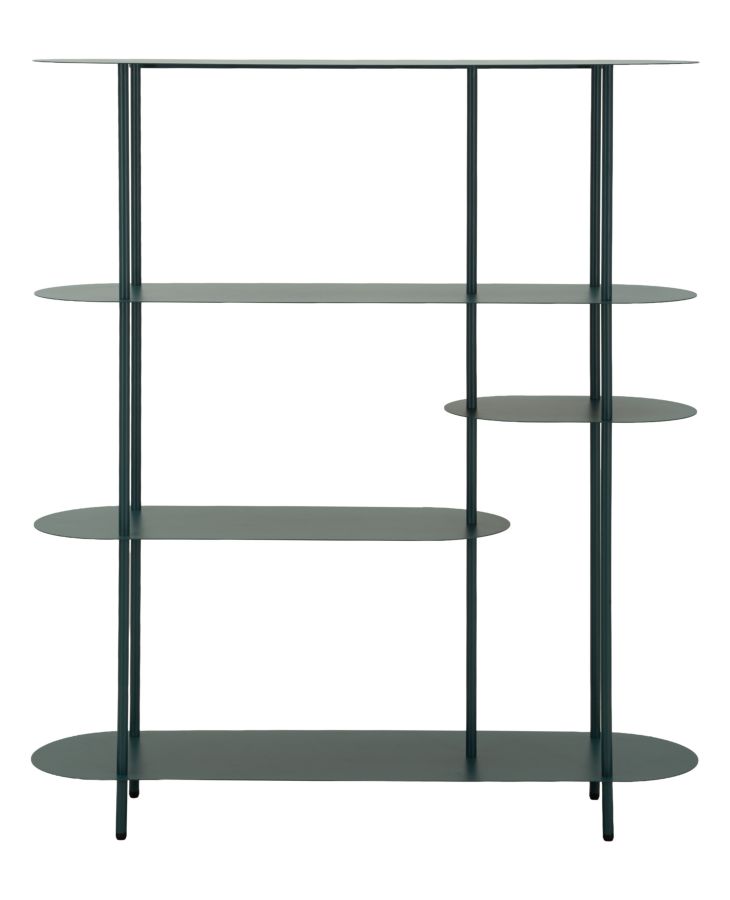 Saturn könyvespolc dove teal cm 118x31x139