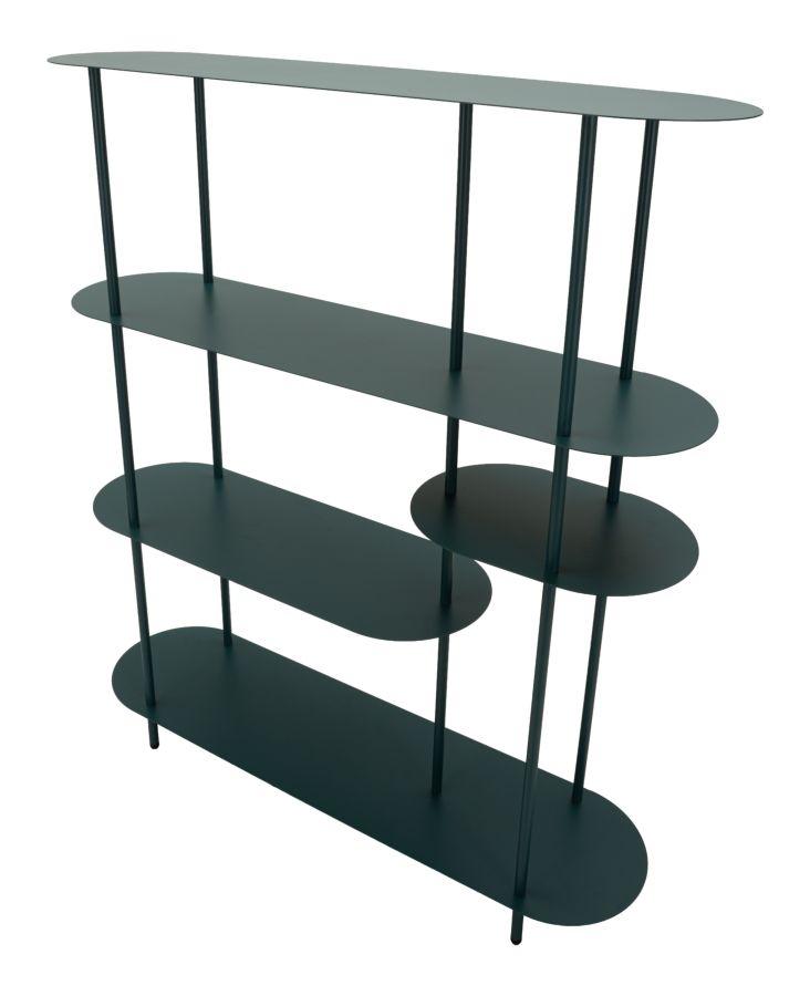 Saturn könyvespolc dove teal cm 118x31x139