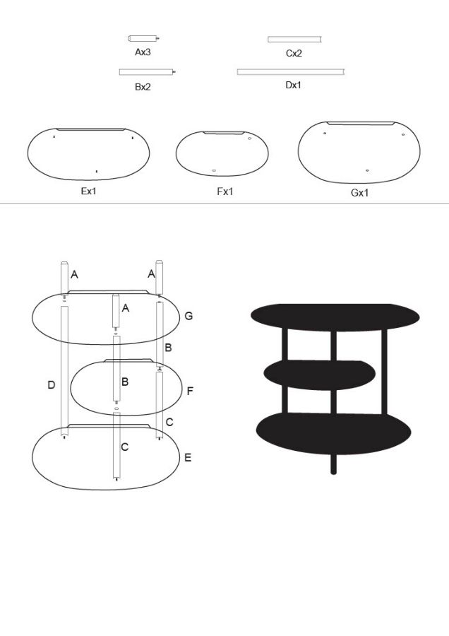 Saturn éjjeliszekrény dove teal cm 49,5x27,5x49,5