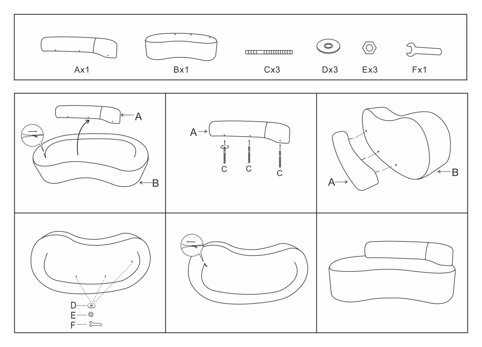 Nairobi kanapé cm 176x91,5x69
