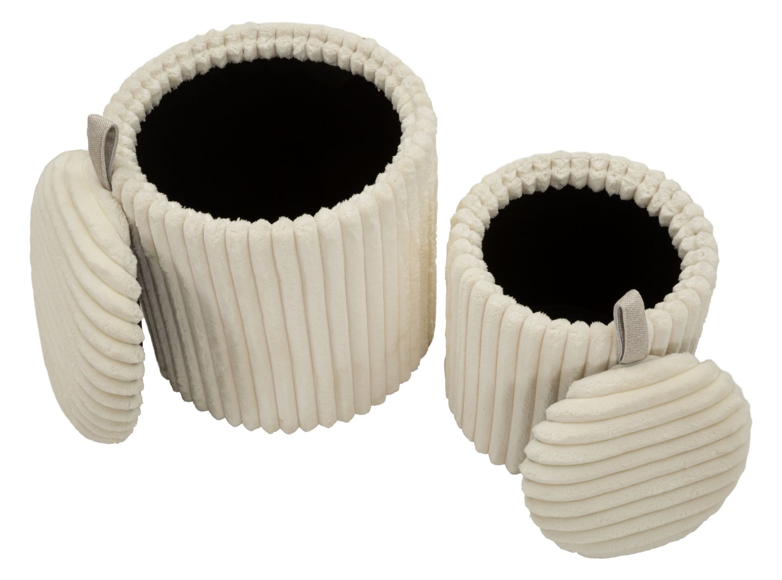 Goteborg puff 2 db-os szett cm Ø 40x42-31x32