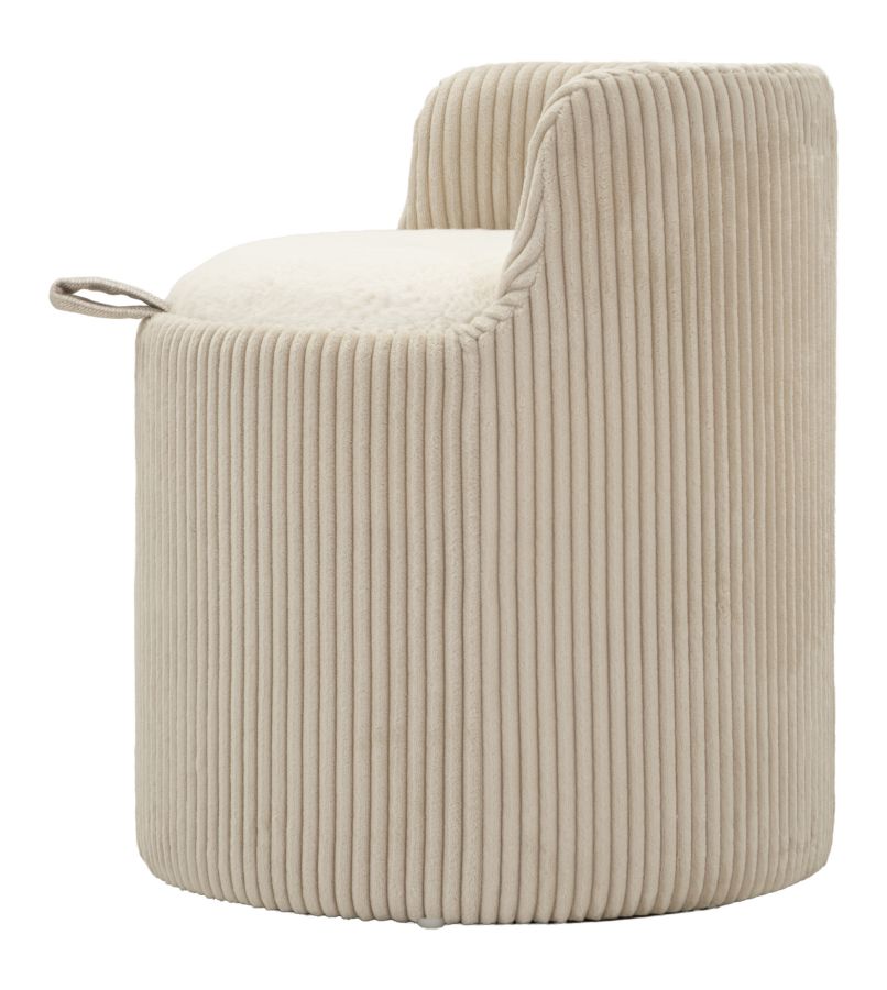 Dublino sminkasztal puff tárolóval cm Ø 47x53