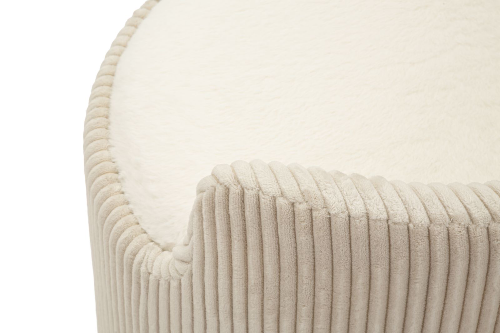 Dublino sminkasztal puff tárolóval cm Ø 47x53