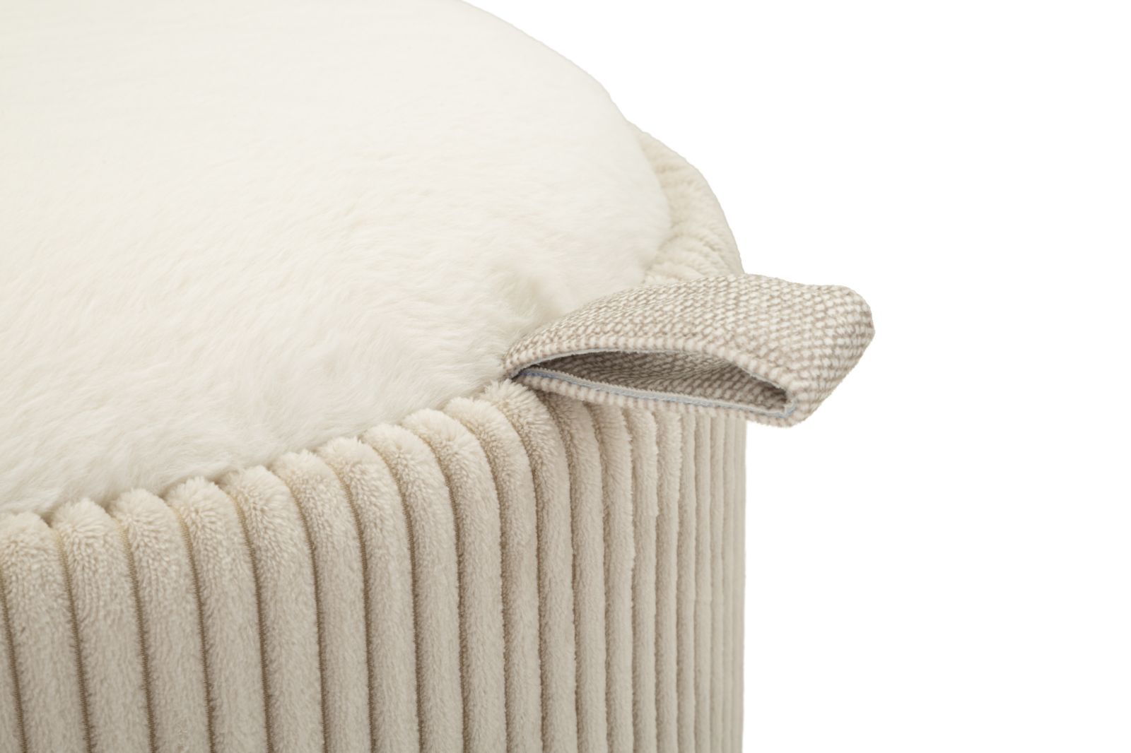 Dublino sminkasztal puff tárolóval cm Ø 47x53