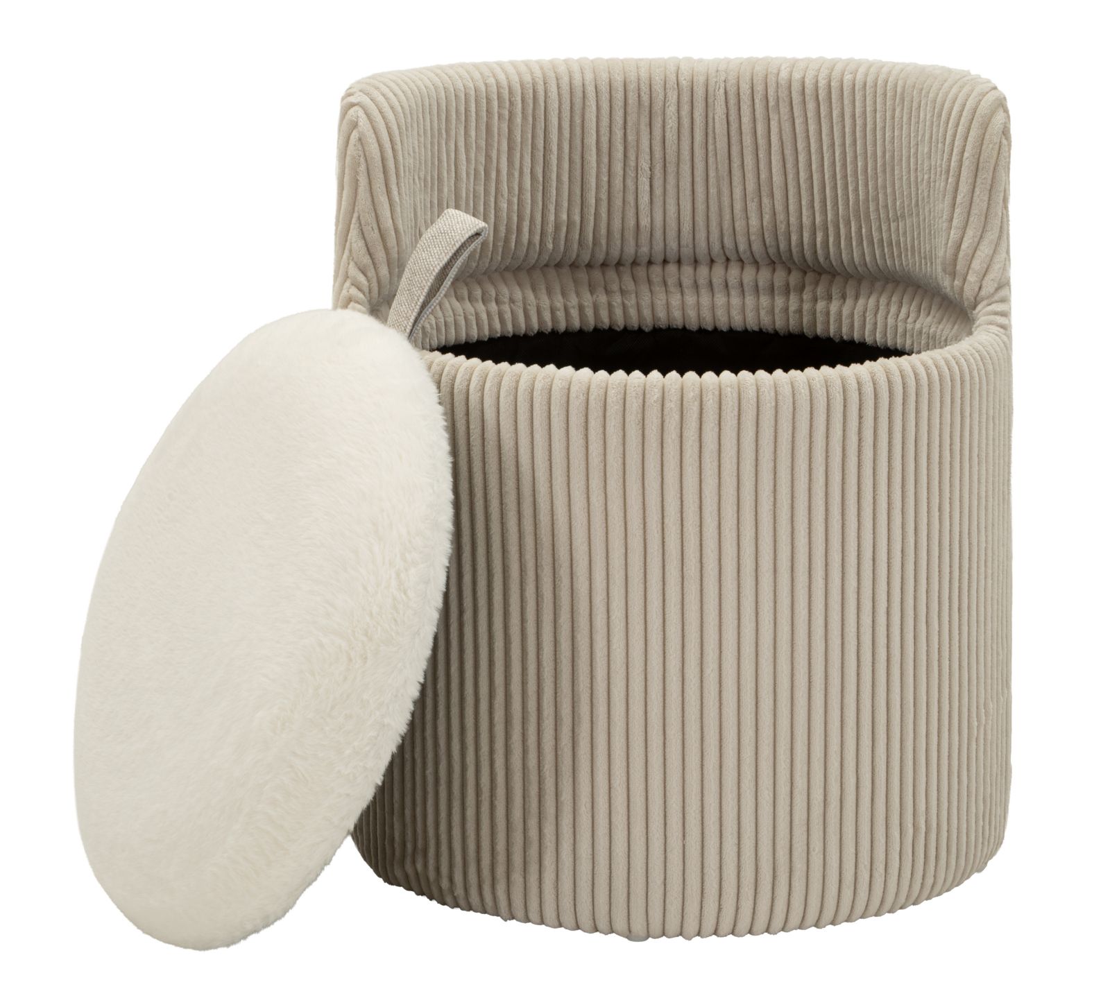 Dublino sminkasztal puff tárolóval cm Ø 47x53