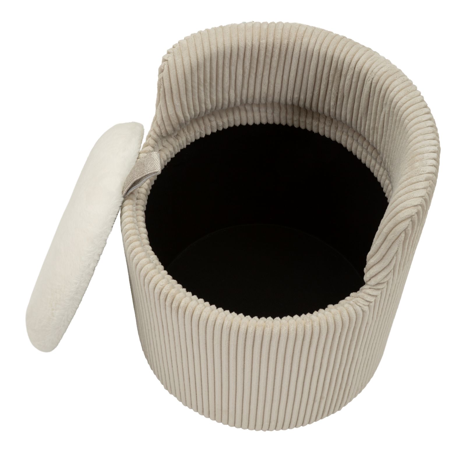 Dublino sminkasztal puff tárolóval cm Ø 47x53