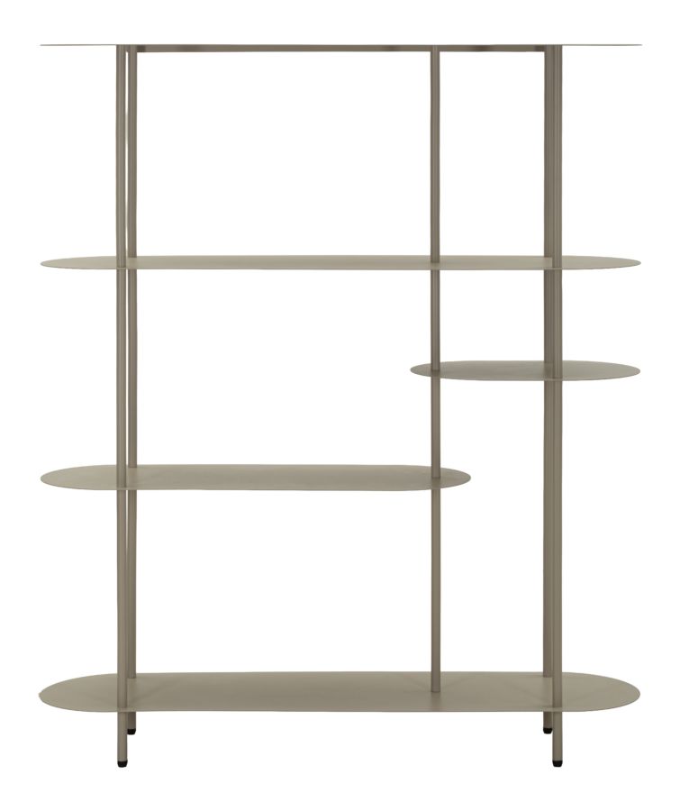 Saturn könyvespolc dove grey cm 118x31x139