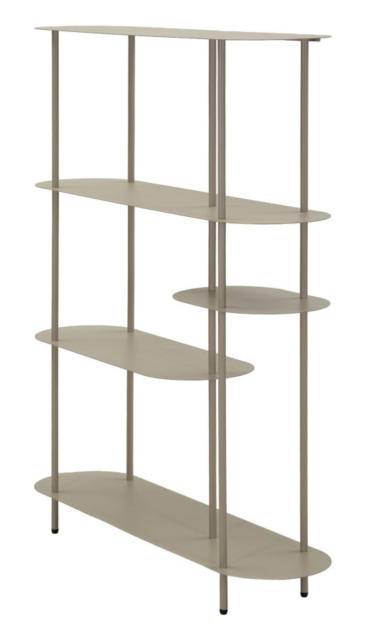 Saturn könyvespolc dove grey cm 118x31x139