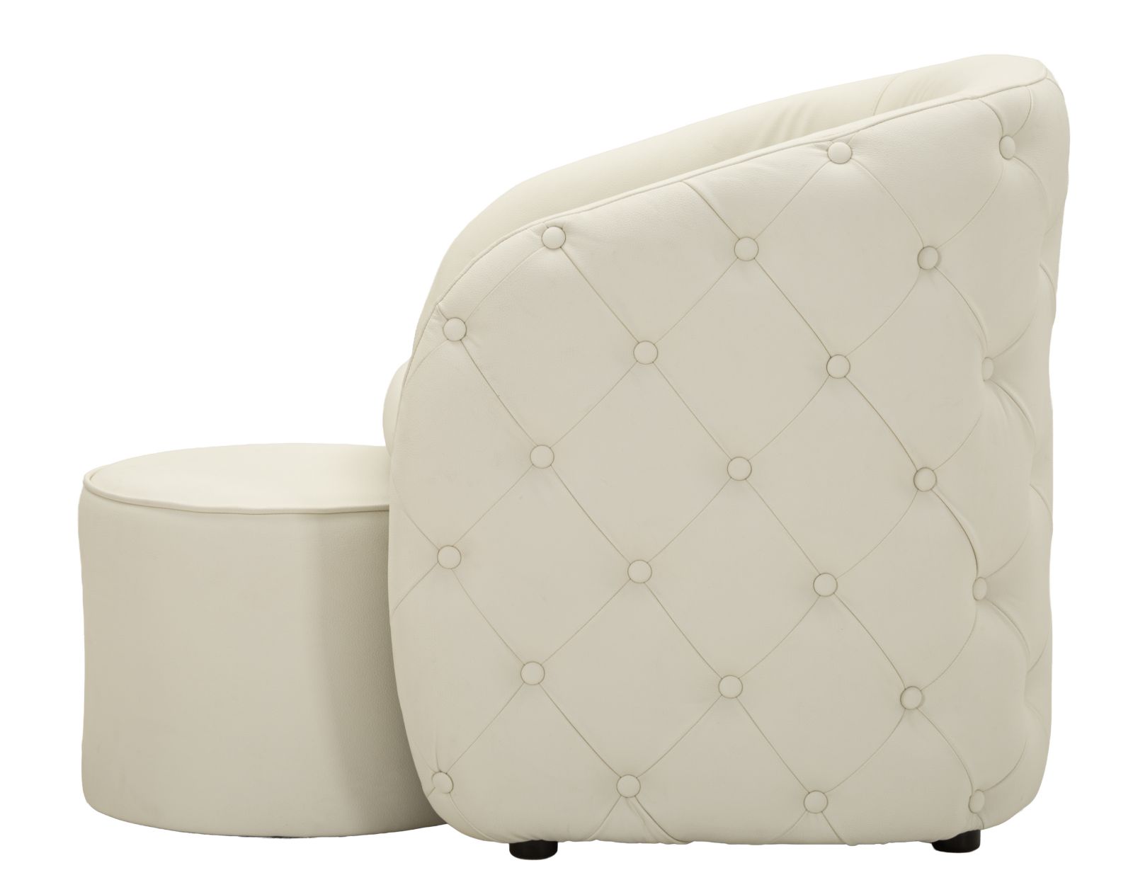 Zagabria fotel lábtartóval cm 76x75x80 - Ø 47x35