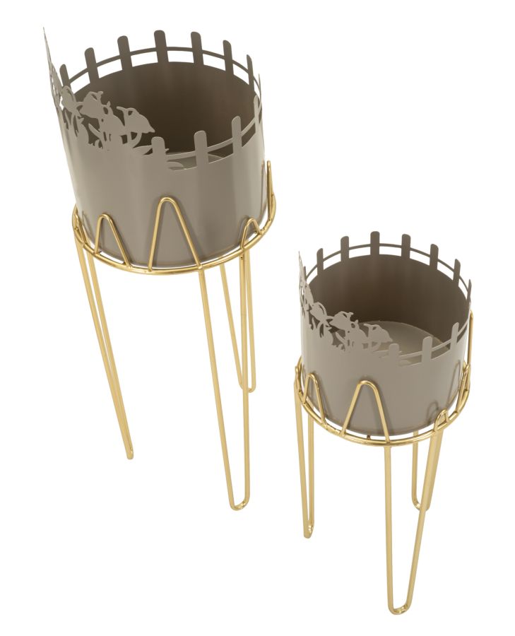 Flower vázaállvány 2 db-os szett cm Ø 27x79-22,8x62