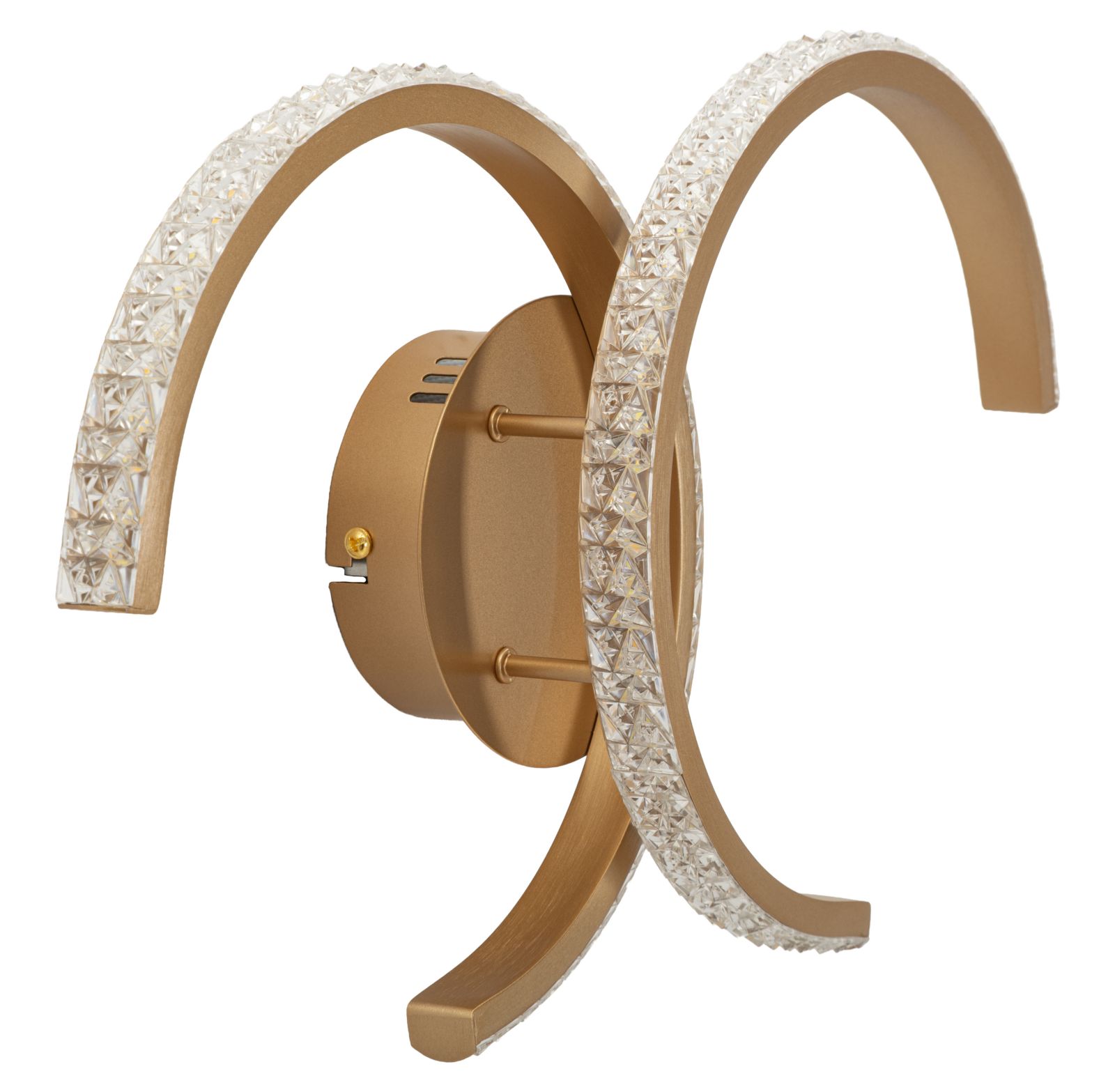 Double C LED fali lámpa cm 41x8,5x24 (3 színű fény)