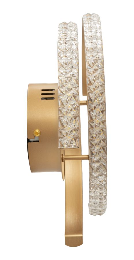 Double C LED fali lámpa cm 41x8,5x24 (3 színű fény)