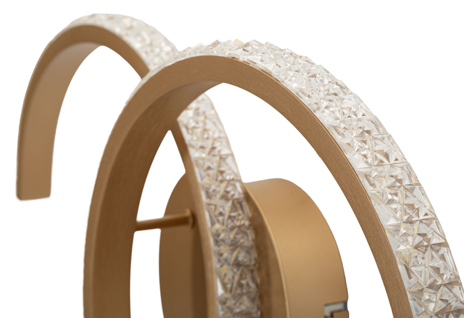 Double C LED fali lámpa cm 41x8,5x24 (3 színű fény)