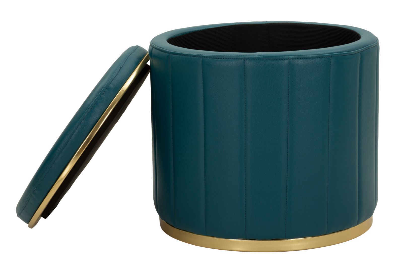 London tárolós puff taupe cm Ø 46,5x44